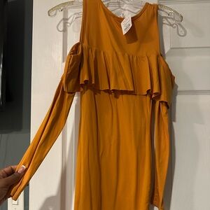 Mustard dress